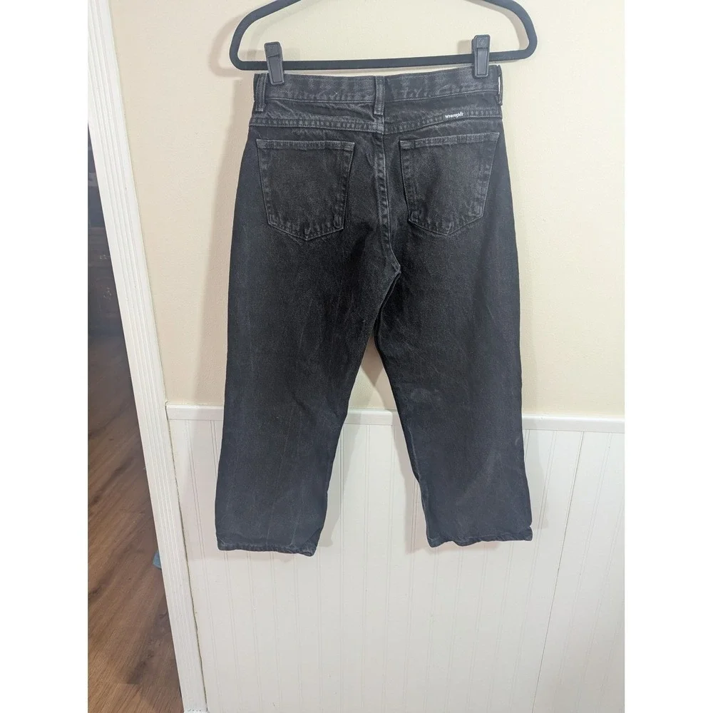 Wrangler Straight Leg Jeans‎ Boys 12 Husky BlackAdjustable Waist 955HUCB